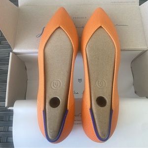 Rothy’s Tangerine points size 8.5